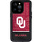 University of Oklahoma Split Jersey iPhone 15 Pro Waterproof Case